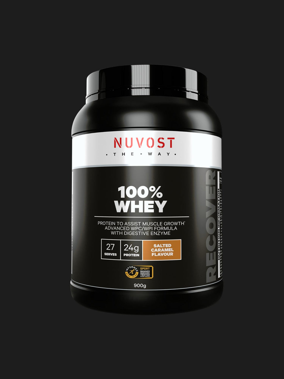 Nuvost 100% Whey Protein Powder