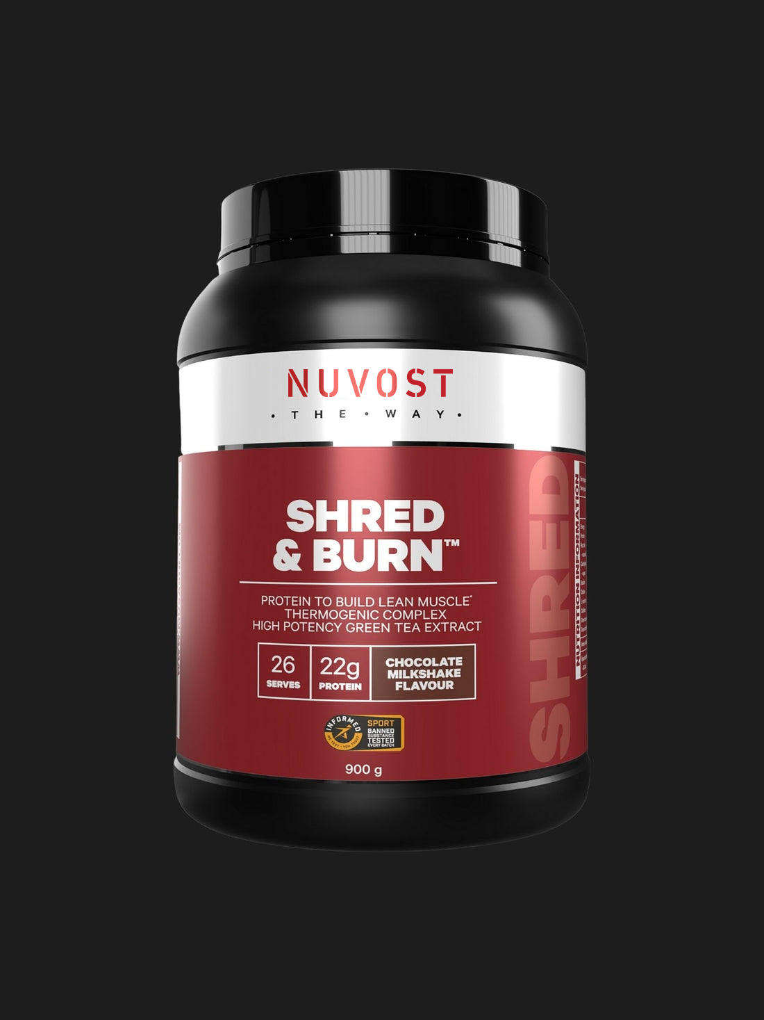 Nuvost Shred & Burn Protein Powder