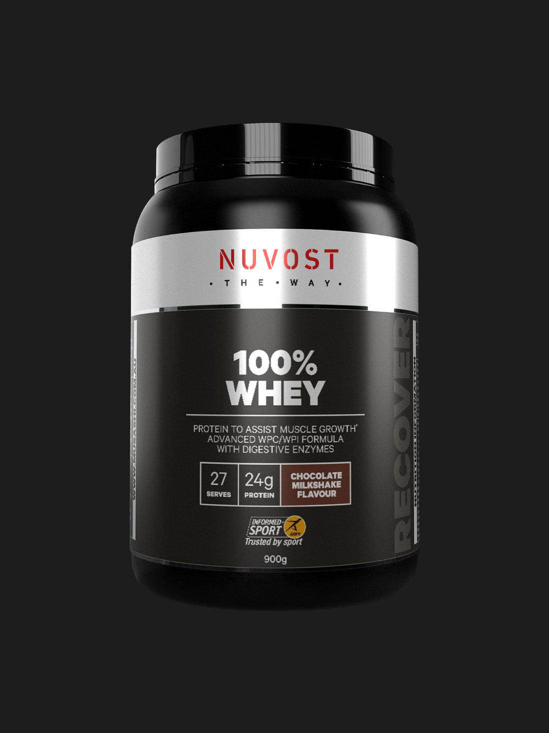 Nuvost 100% Whey Protein Powder