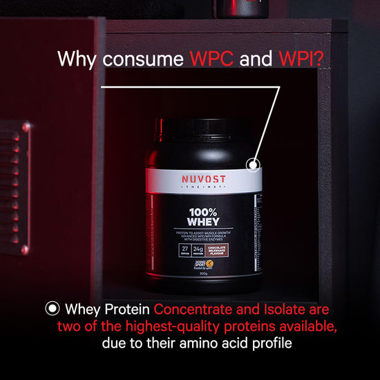 Nuvost 100% Whey Protein Powder