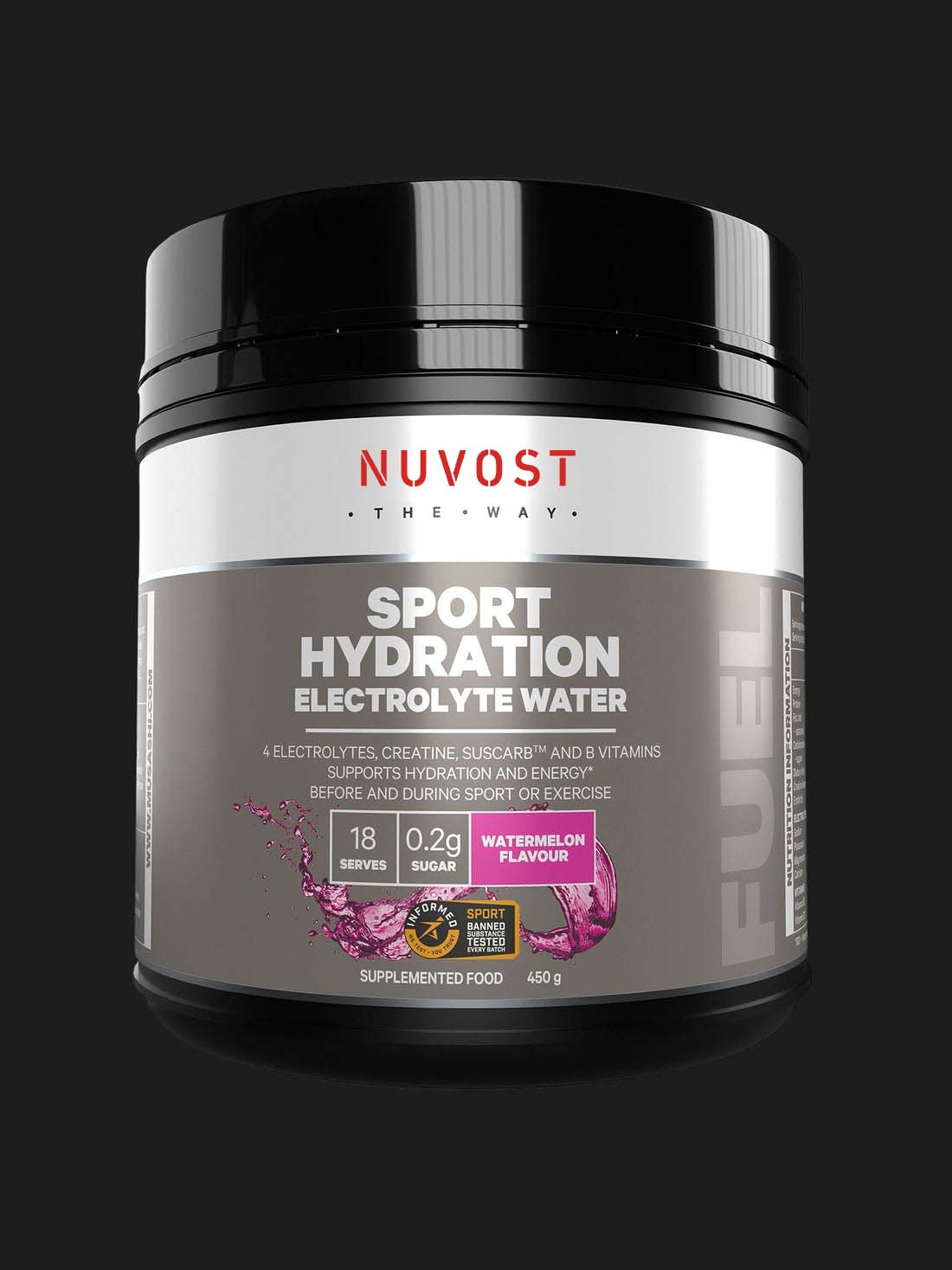 Nuvost Sport Hydration 450g