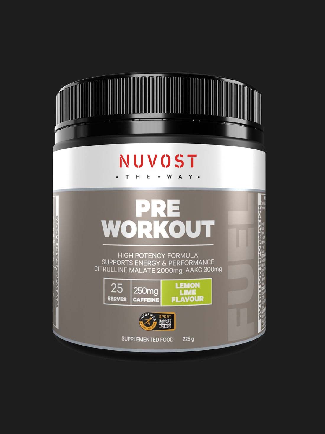 Nuvost Pre Workout 225g