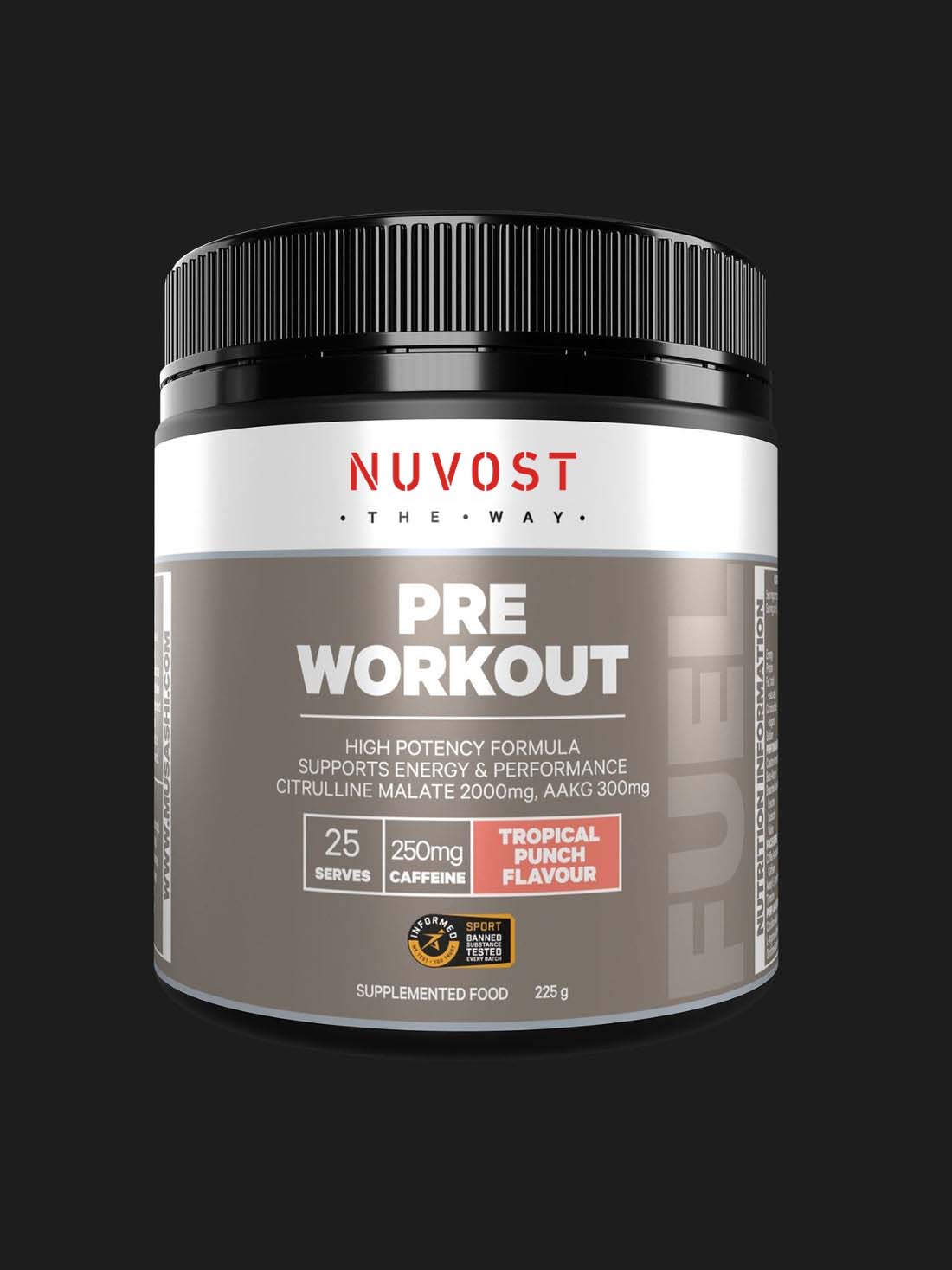 Nuvost Pre Workout 225g