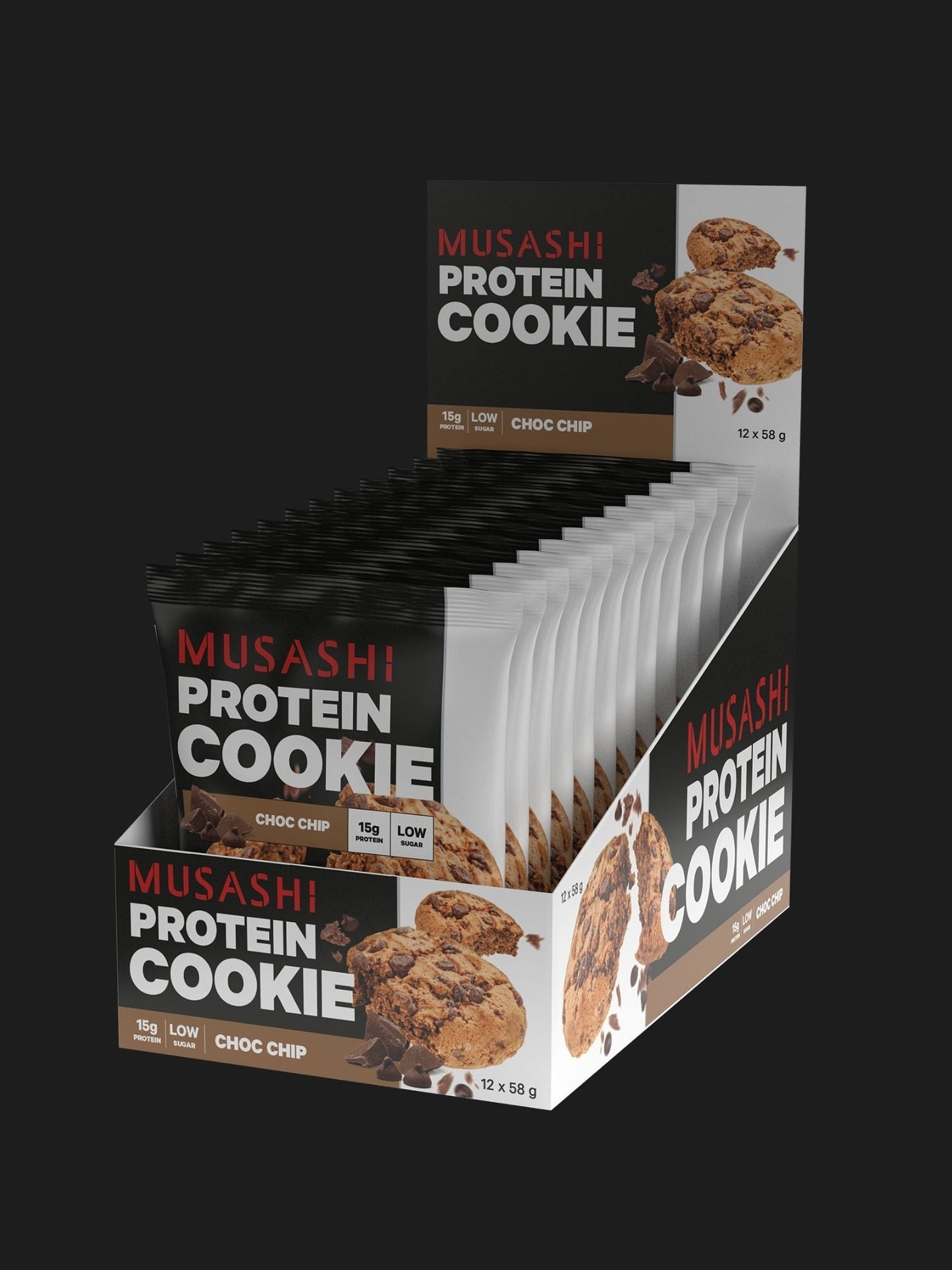 Protein Cookie 58g (Box of 12 Cookies)