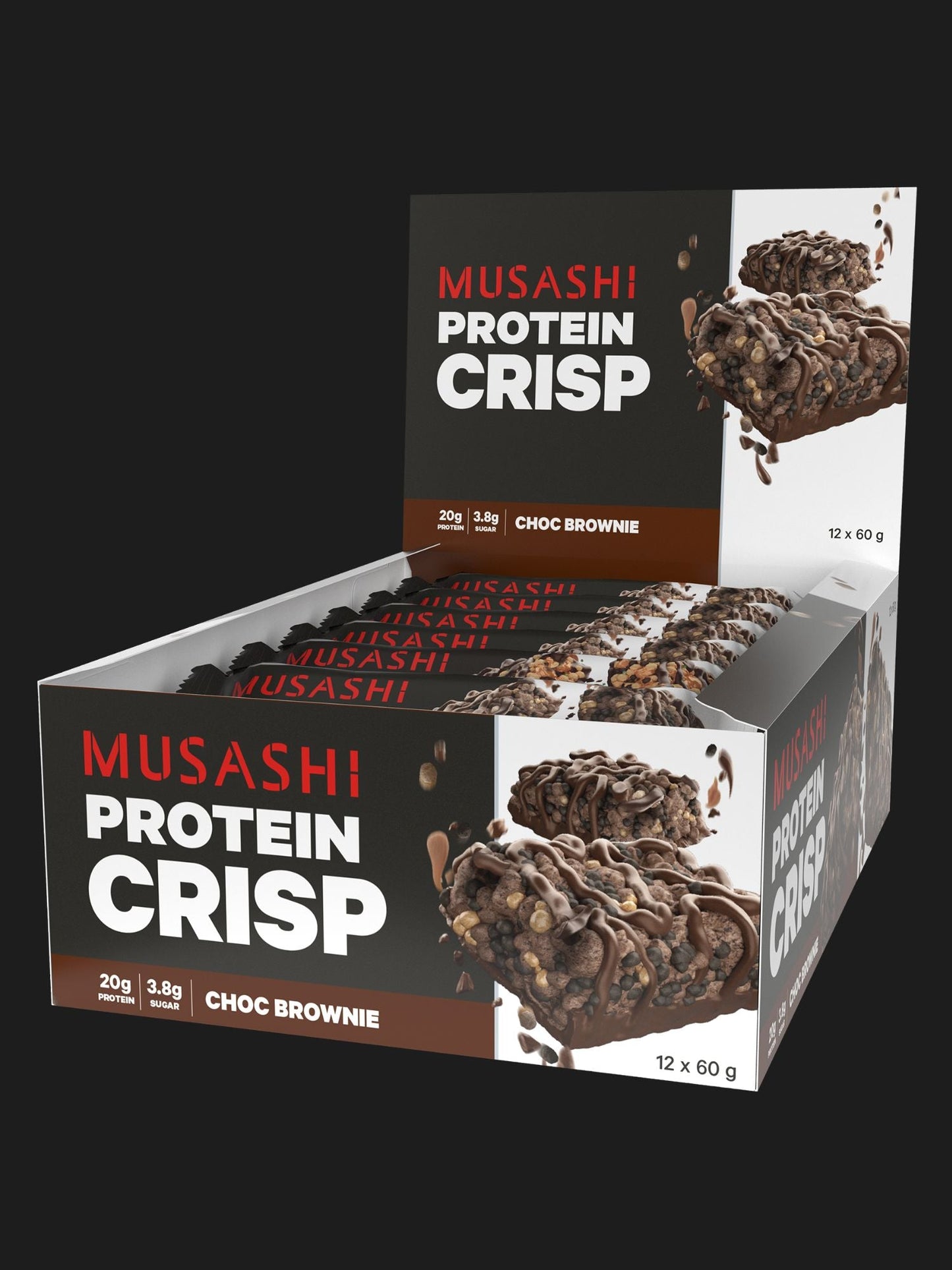 Protein Crisp Bar 60g (Box of 12 Bars)