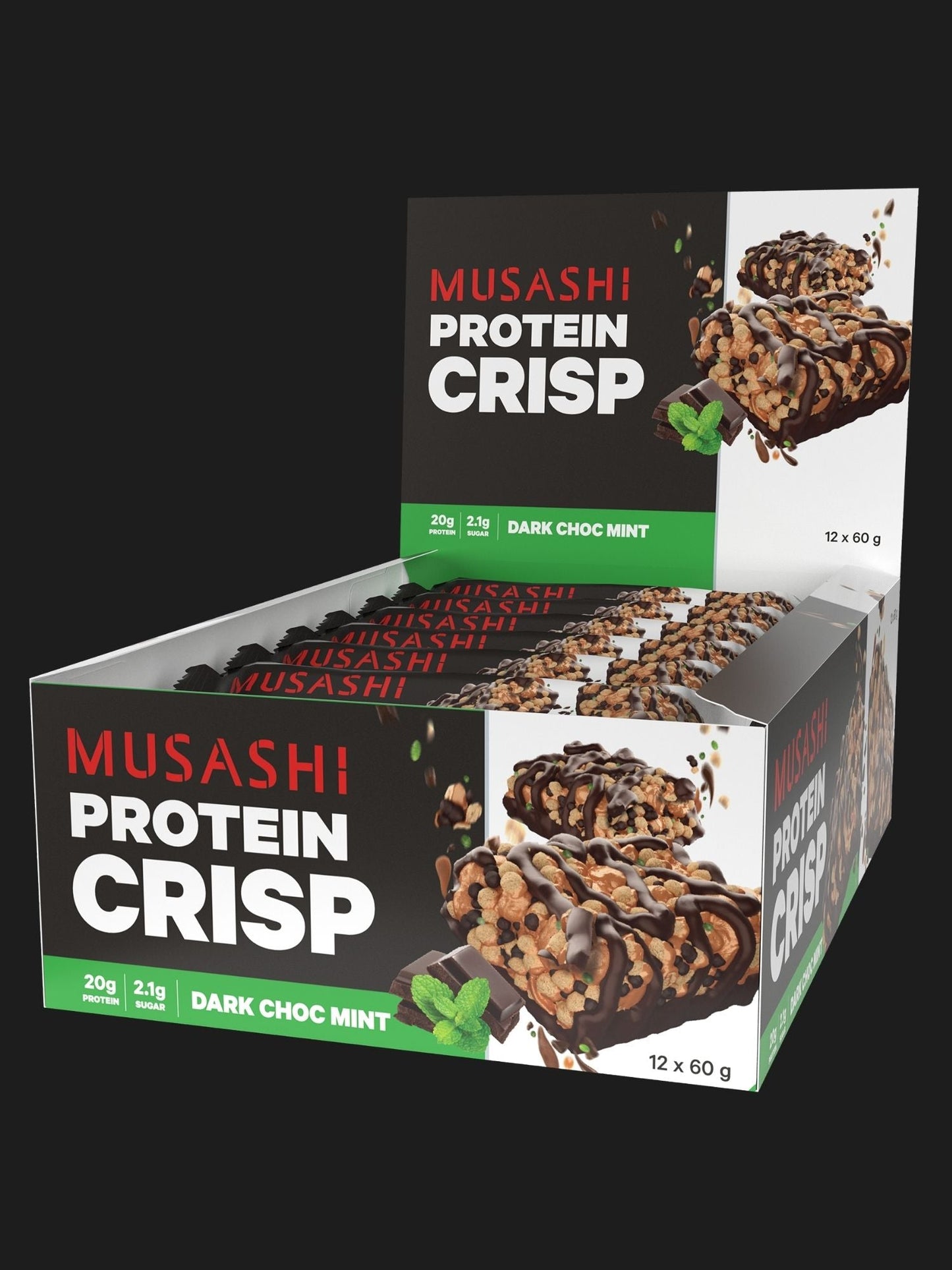 Protein Crisp Bar 60g (Box of 12 Bars)