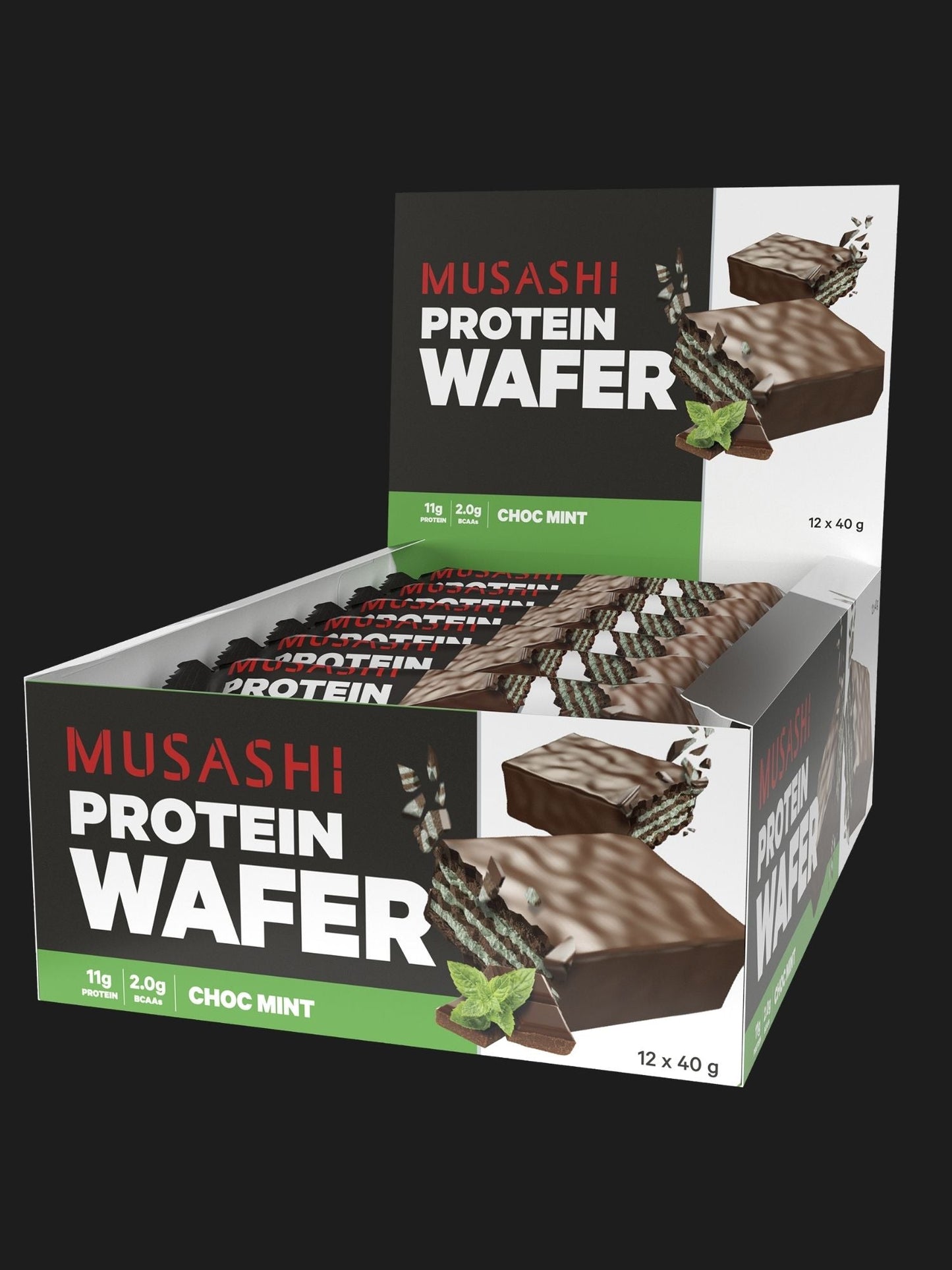 Protein Wafer Bar 40G (Box of 12 Bars)