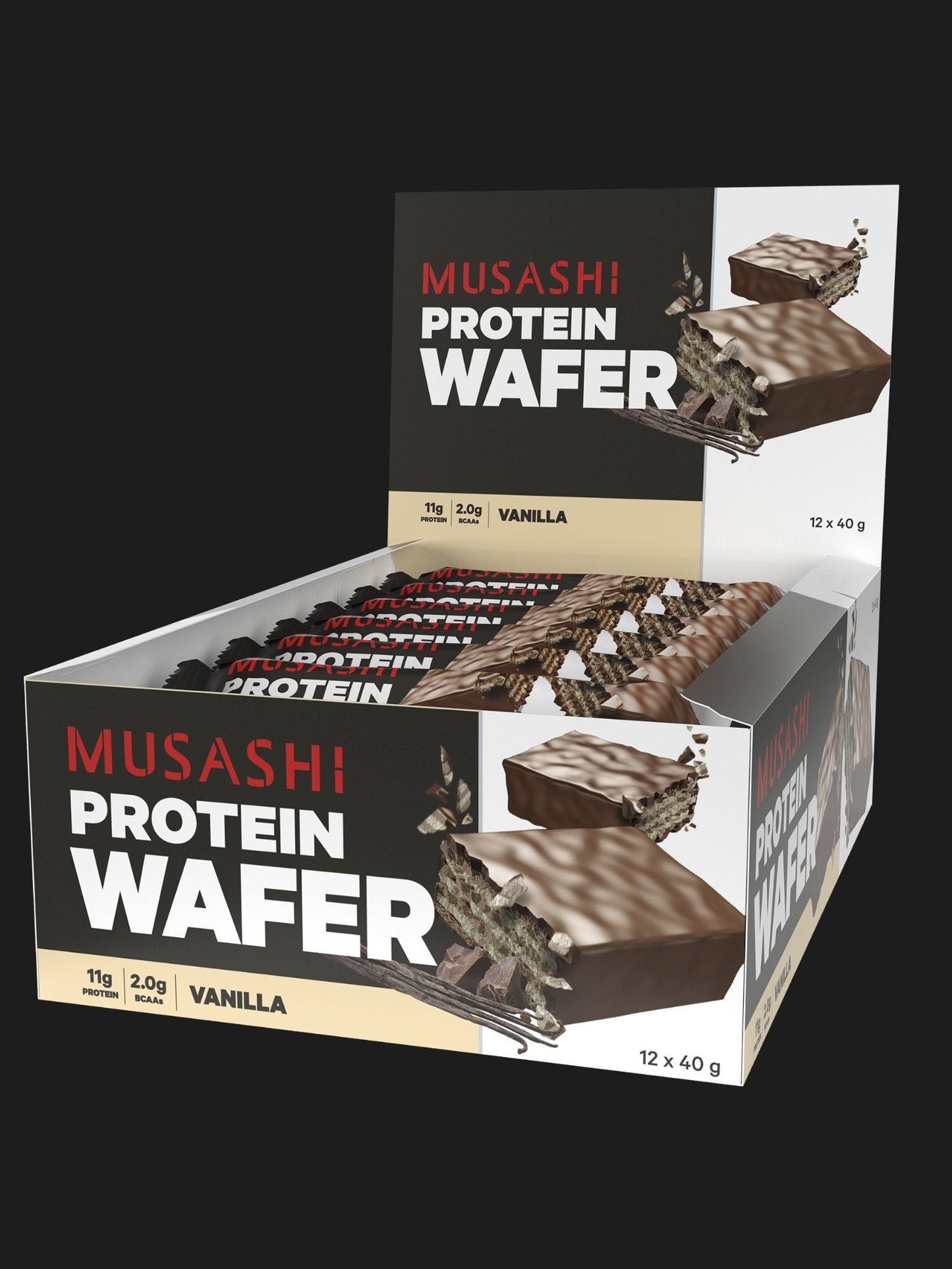 Protein Wafer Bar 40G (Box of 12 Bars)