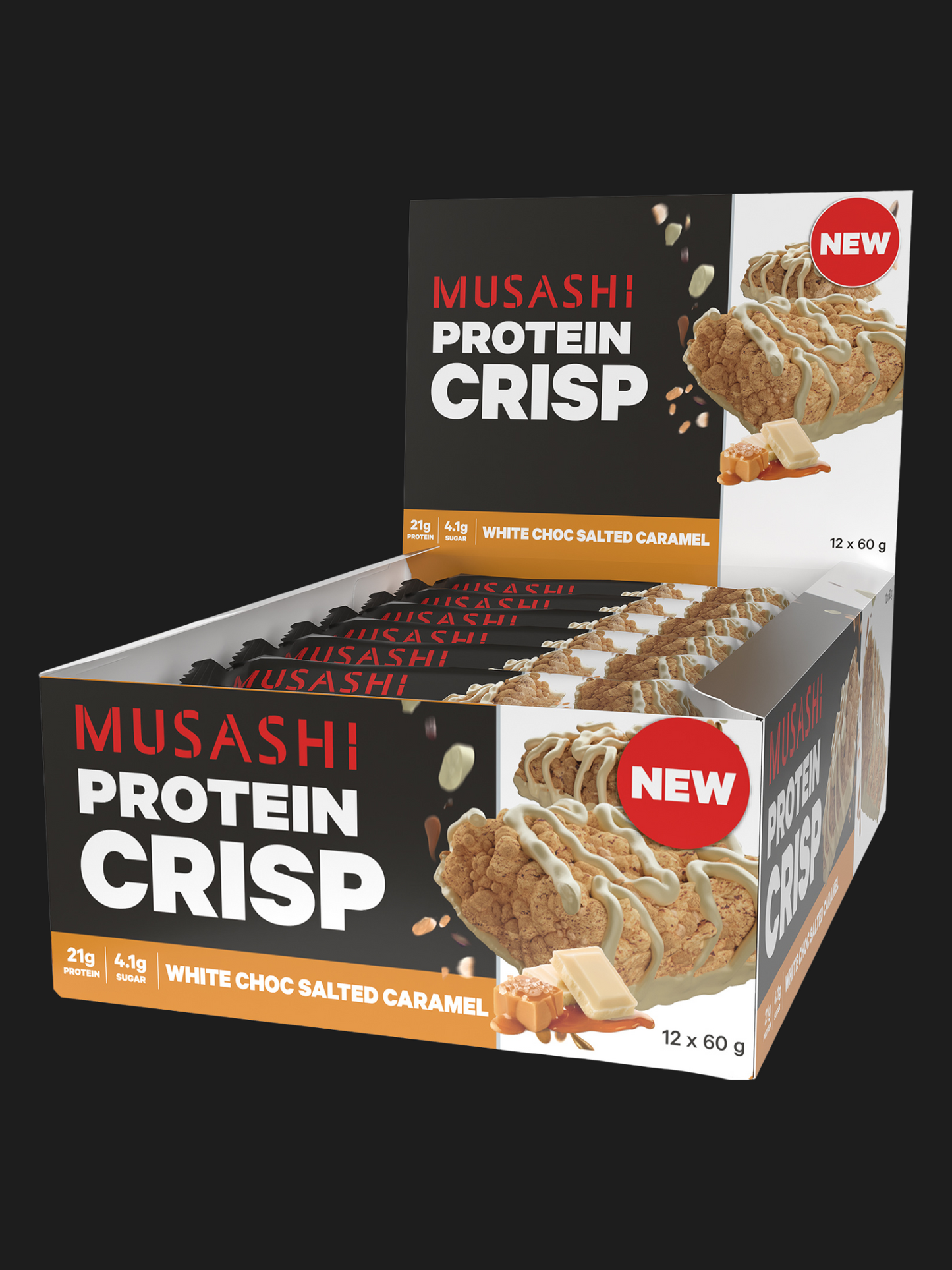 Protein Crisp Bar 60g (Box of 12 Bars)