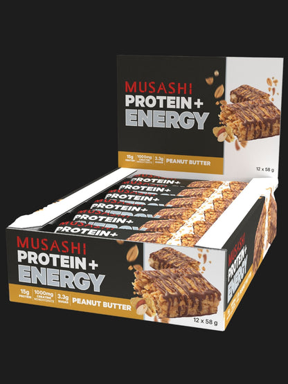 Protein+ Energy Bar 58g (Box of 12 Bars)